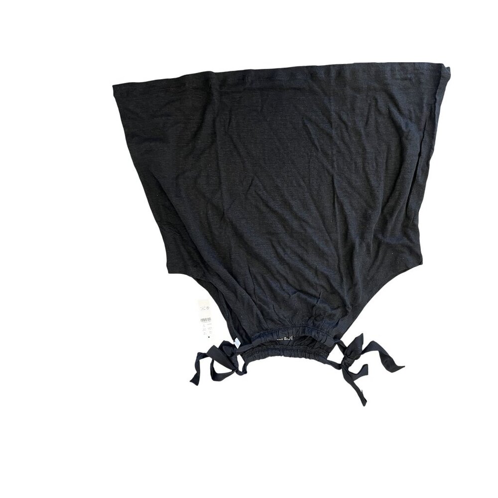 NWT J.Crew Black Linen Tank Top M - Picture 5 of 7